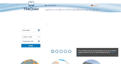 Desktop Screenshot of hoteljunior.com